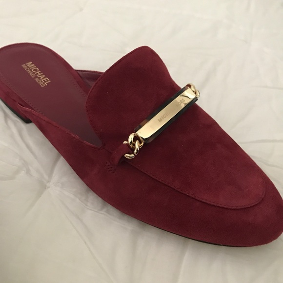MICHAEL Michael Kors Shoes - NWOT Michael Kors Red Suede Slip-on Loafers